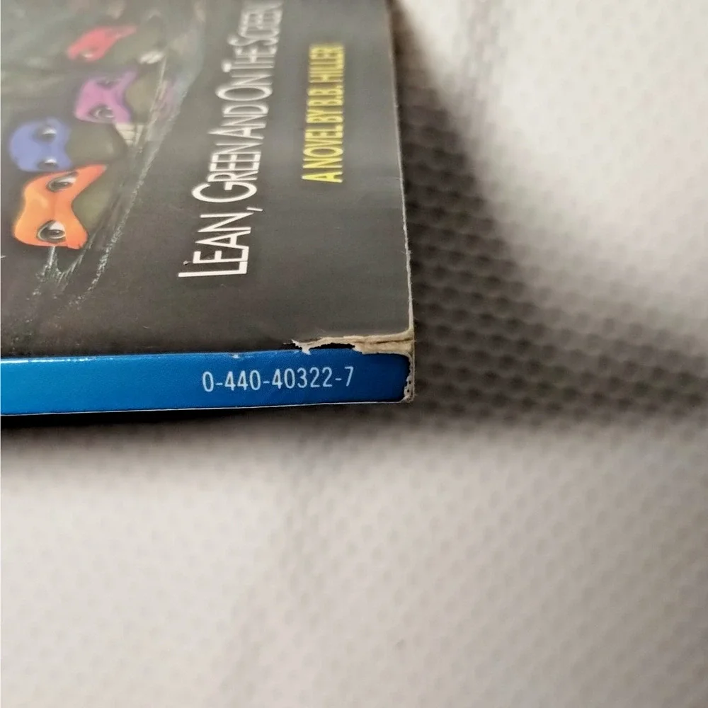 Vintage Teenage Mutant Ninja Turtles Lean Green On Screen 1990 Book Movie Tie-In